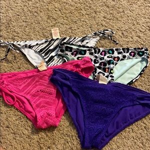 bundle pack of bikini bottoms